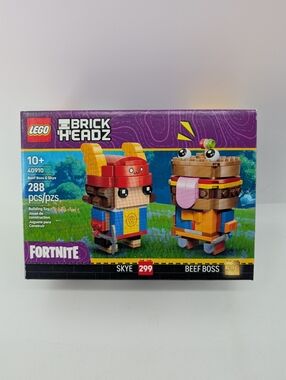 LEGO 40910 BrickHeadz Fortnite Beef Boss & Skye New Sealed